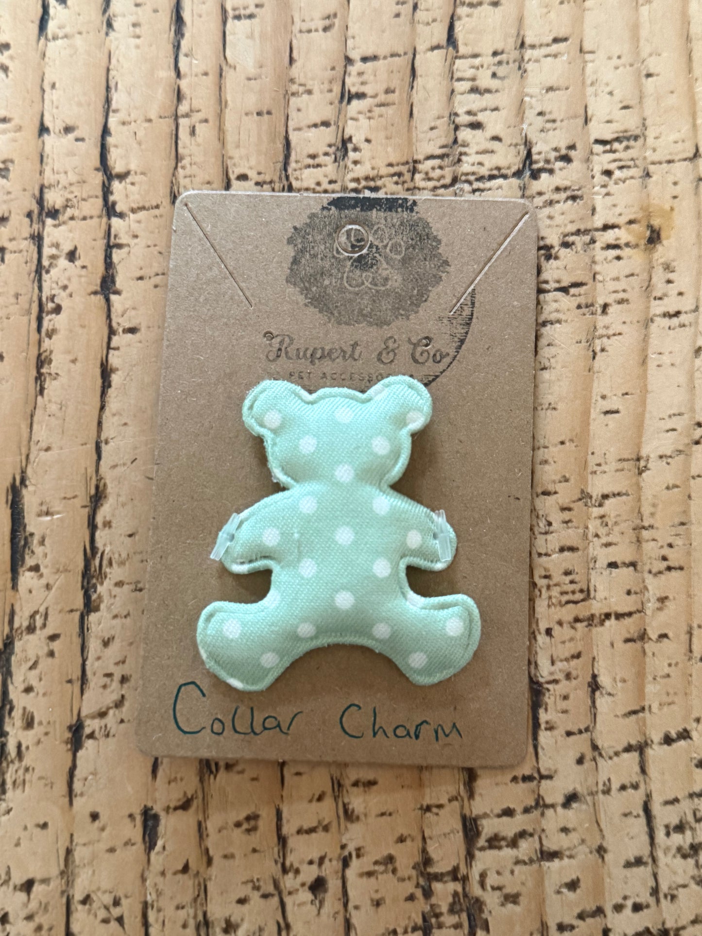 Teddy Bear collar charm