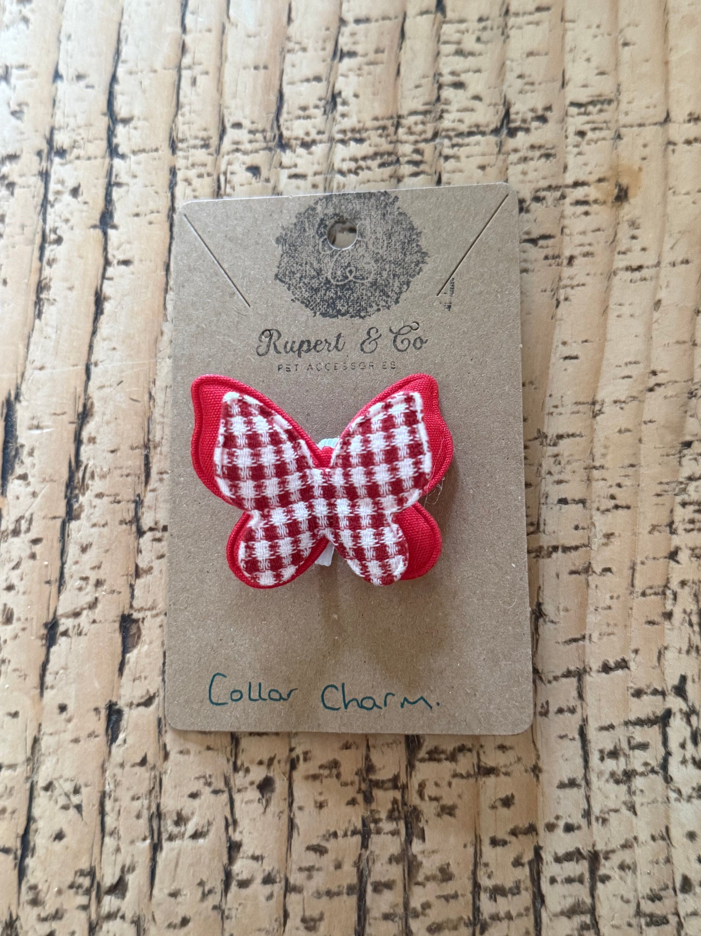 Butterfly collar charm