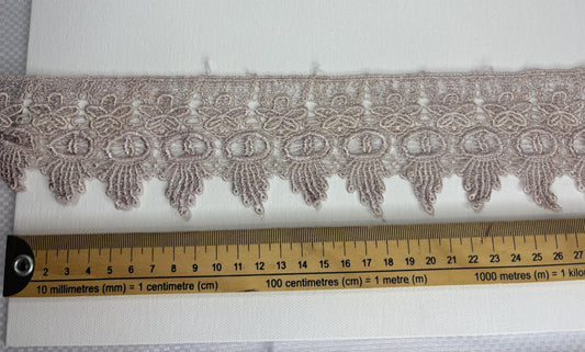 Vintage Blush lace trim Perfect for Sewing, Embellishments, Crafting and Home Decor – Delicate Floral Design