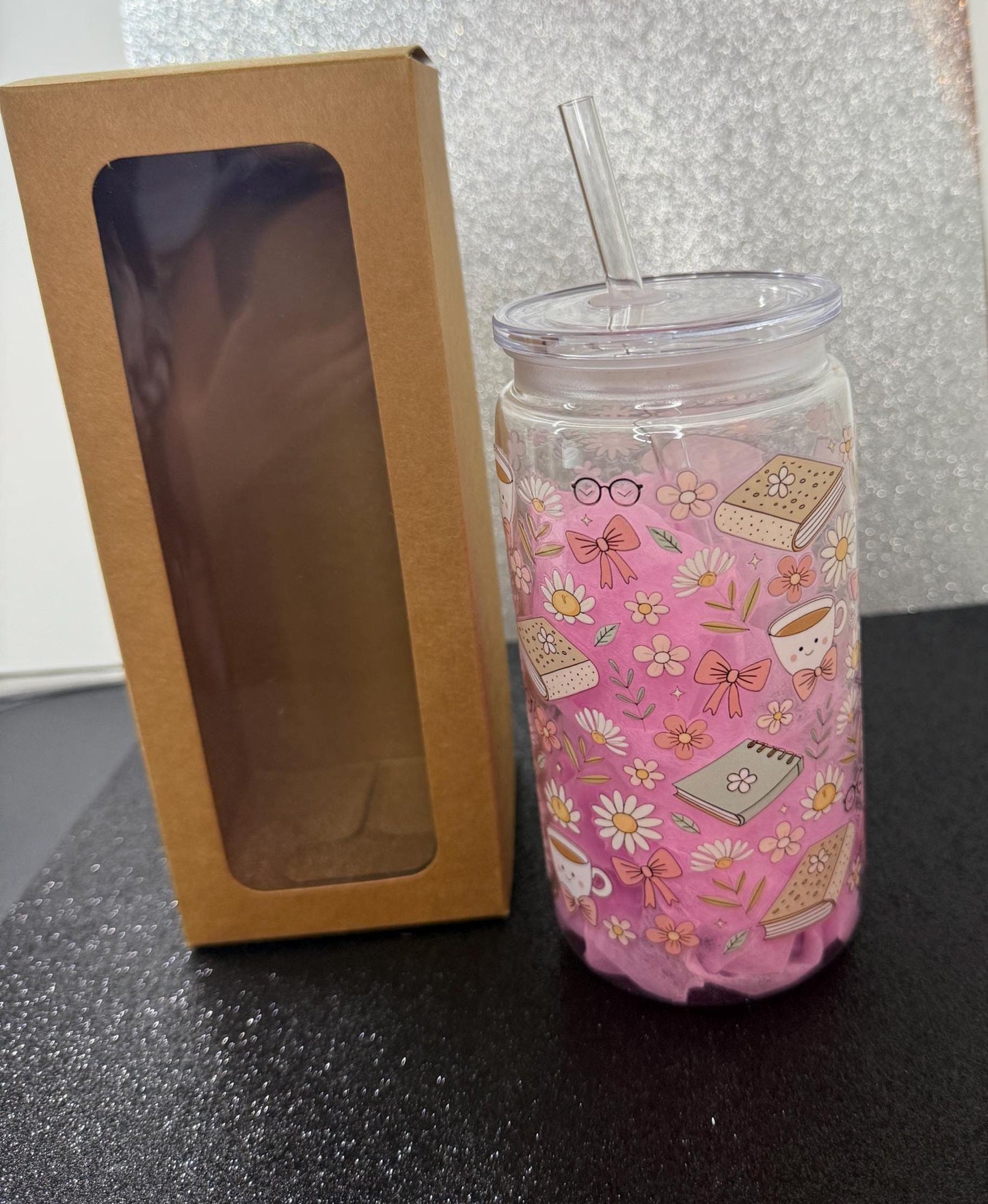 Books and Tea Cold Cup