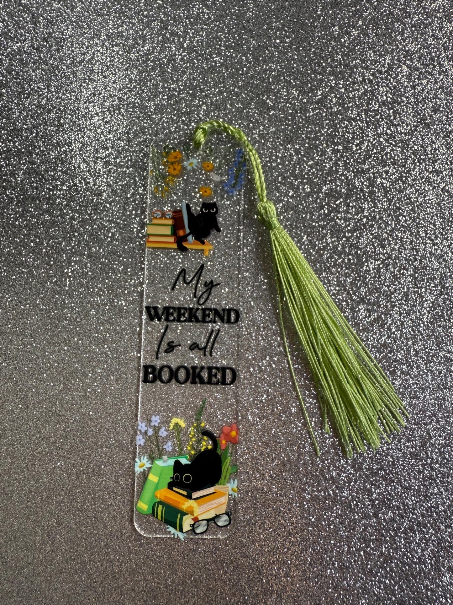 Cat Acrylic Bookmark
