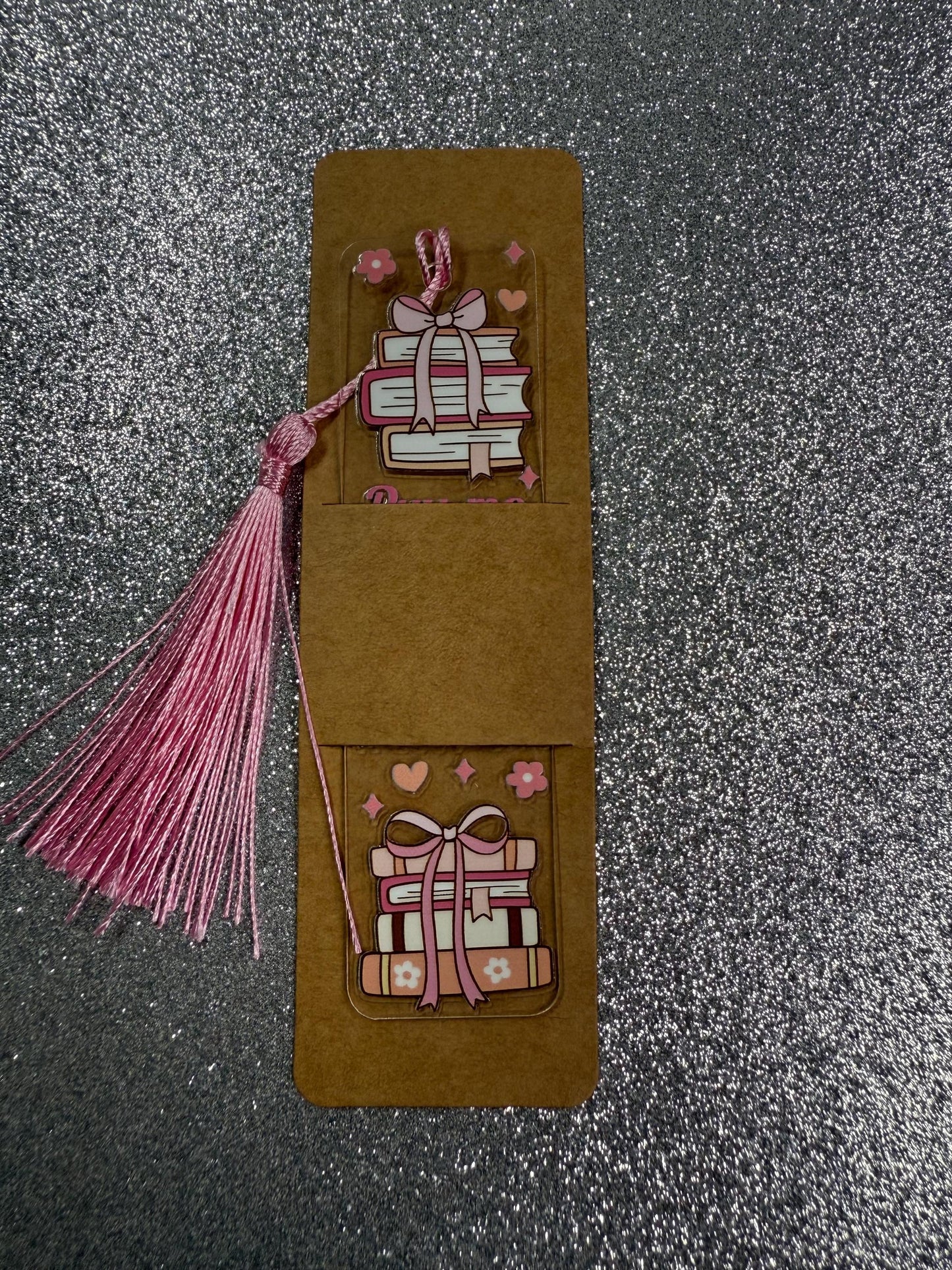 Pink Acrylic Bookmarks