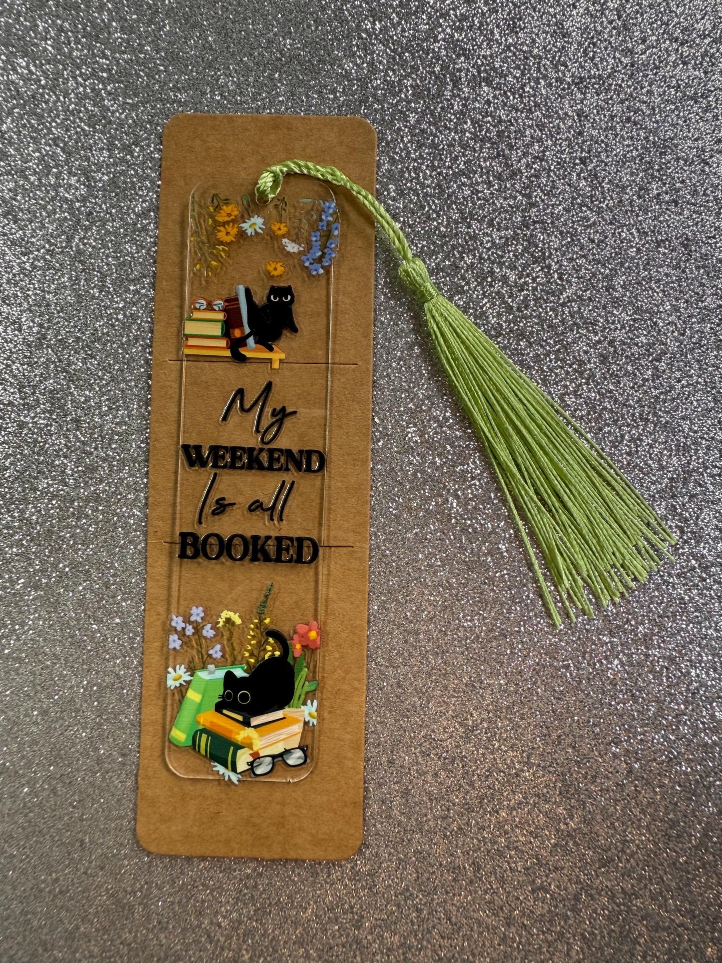 Cat Acrylic Bookmark