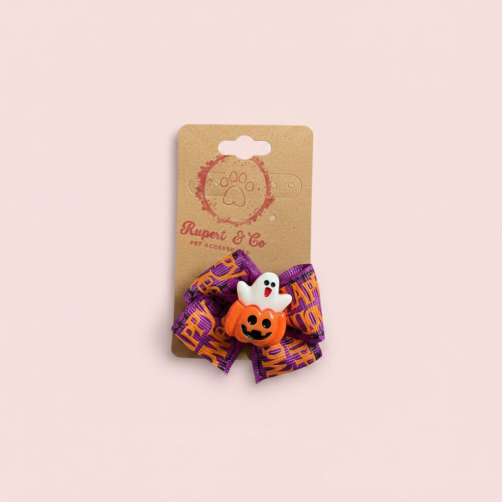 Halloween Dog Collar Bow | hair bow