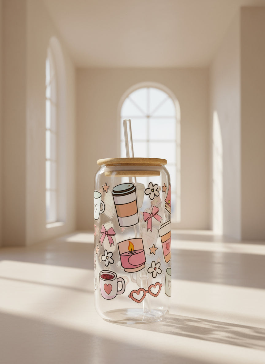 Books and coffee Cold Cup