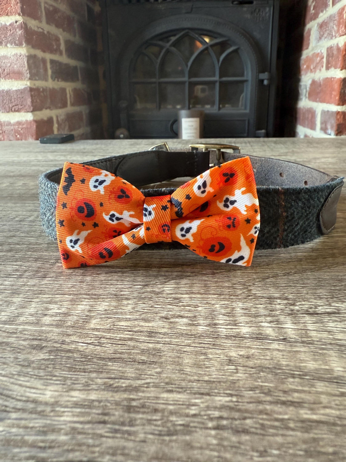 Halloween Dog Collar Bow Tie