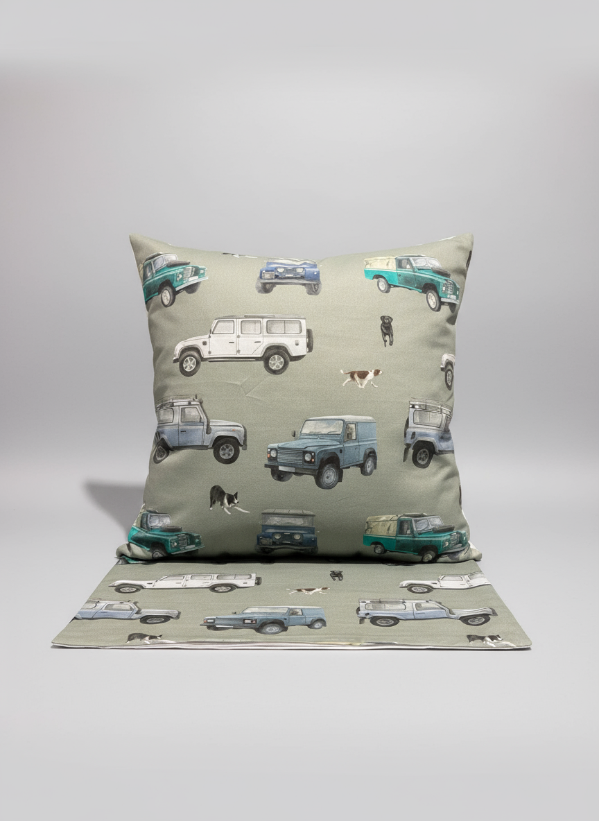 Handmade Land Rover Defender Cushion