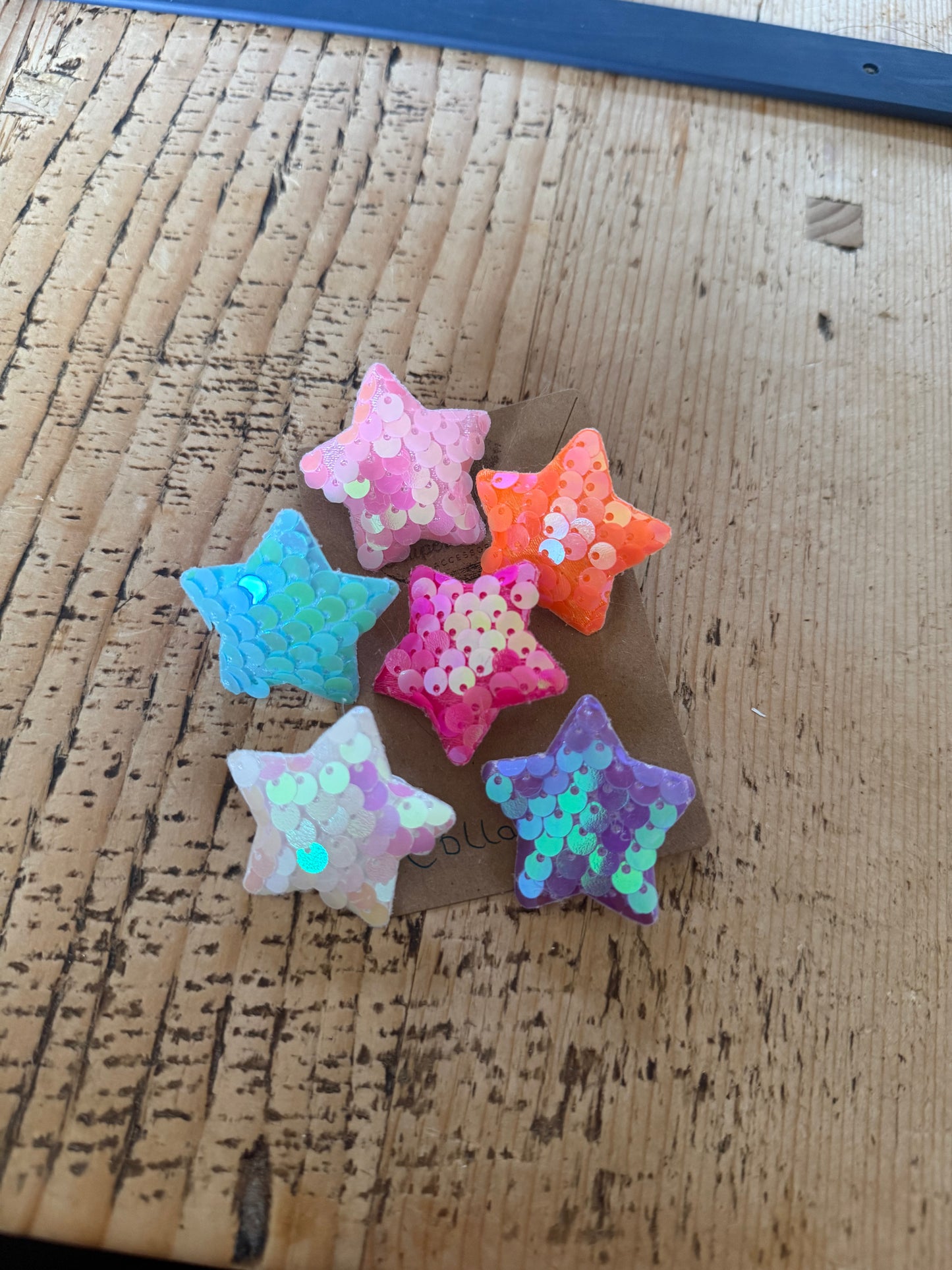 Sequin Star collar charm