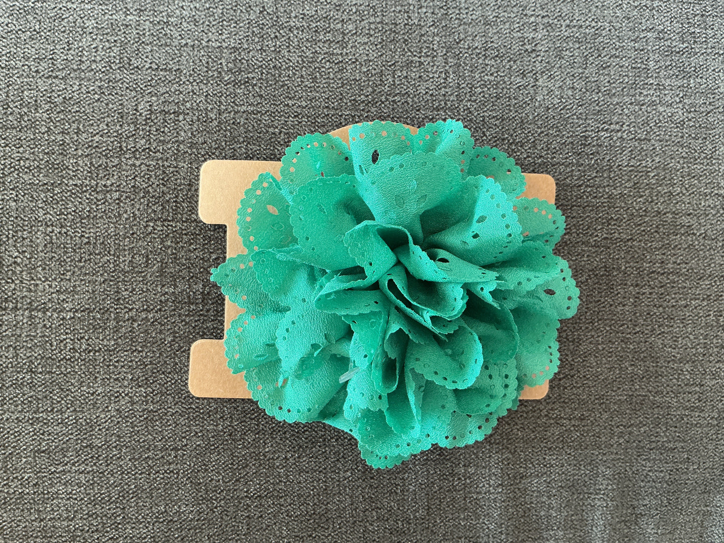 9cm Large textured Chiffon Dog Collar Flower – Elegant Removable Floral Accessory