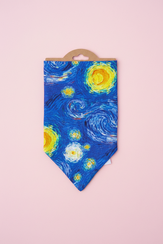 Starry Night Inspired Dog Bandana