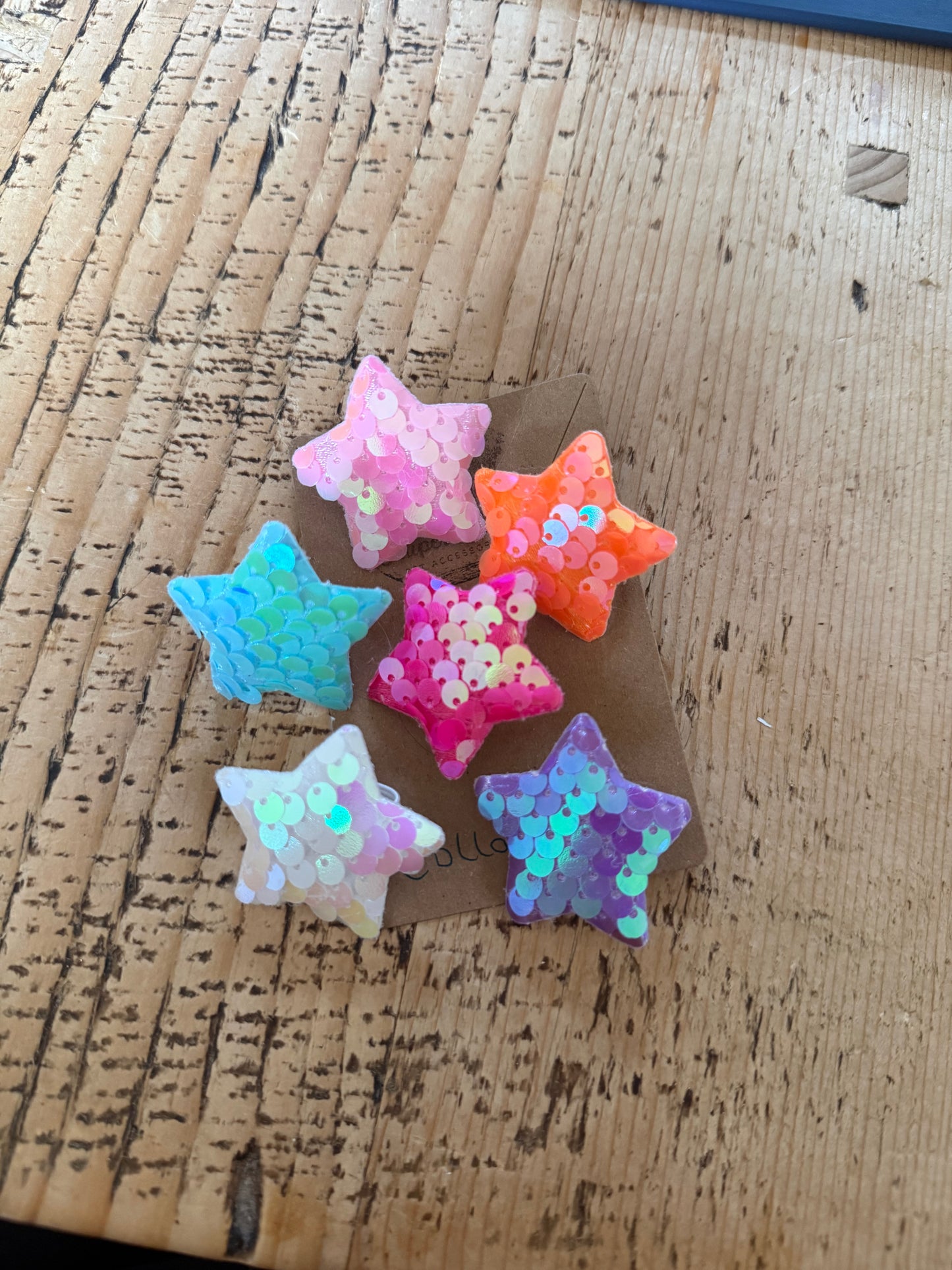 Sequin Star collar charm