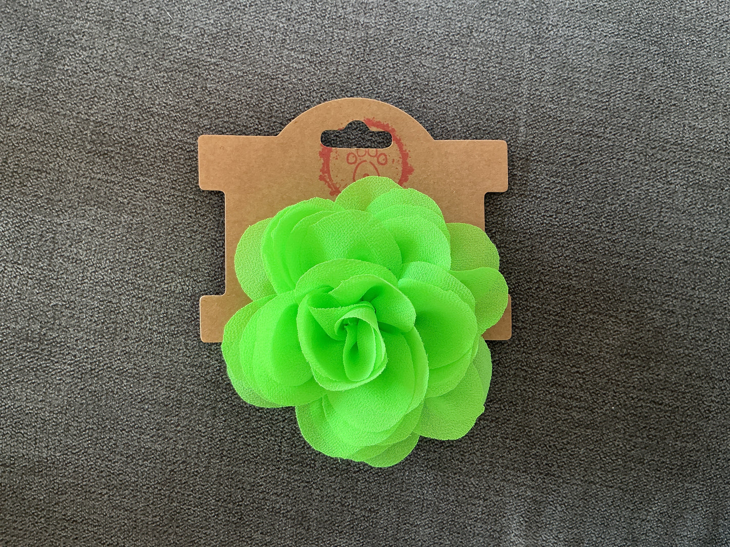 7.5cm medium Chiffon Dog Collar Flower – Elegant Removable Floral Accessory