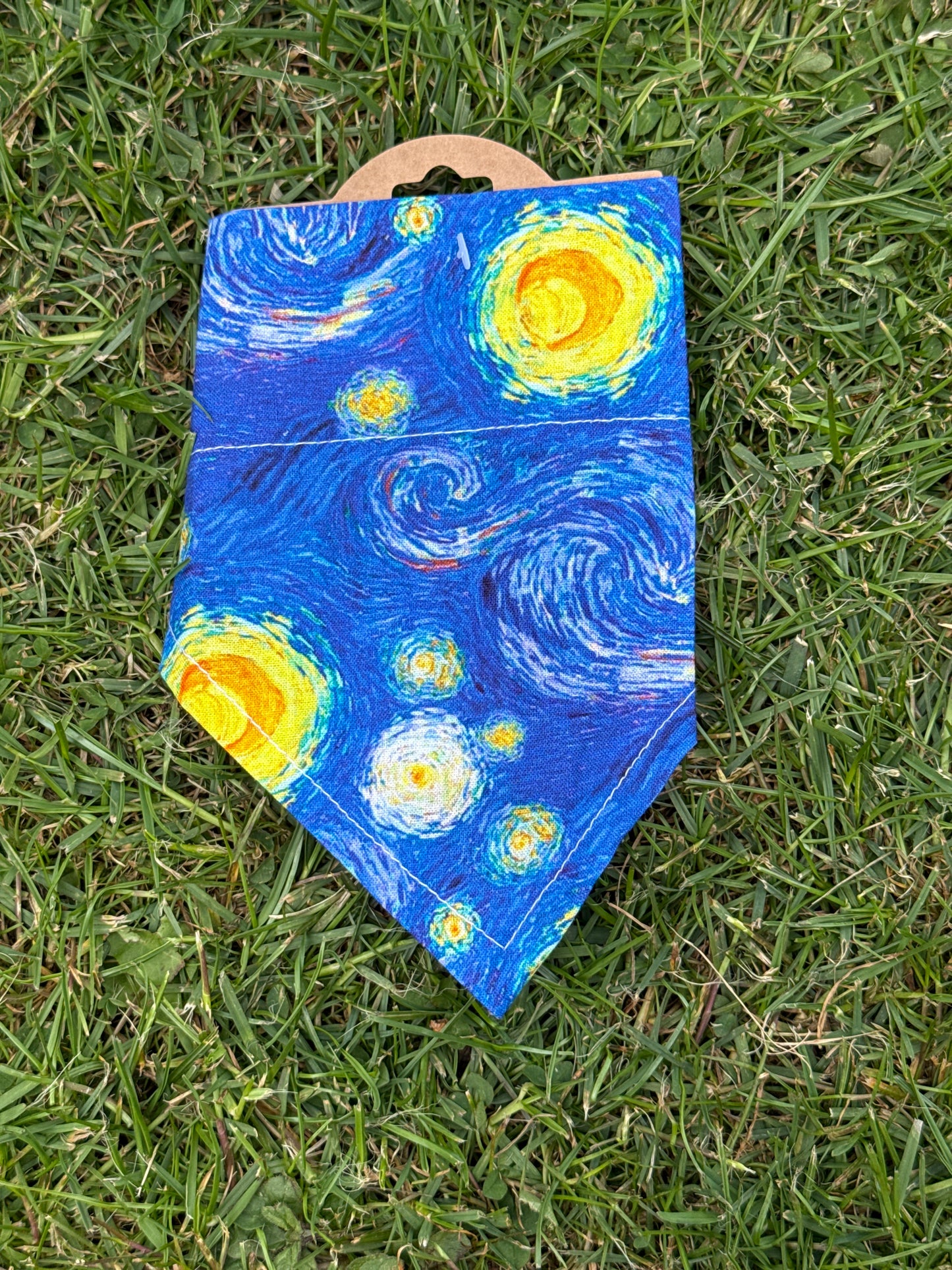 Starry Night Inspired Dog Bandana