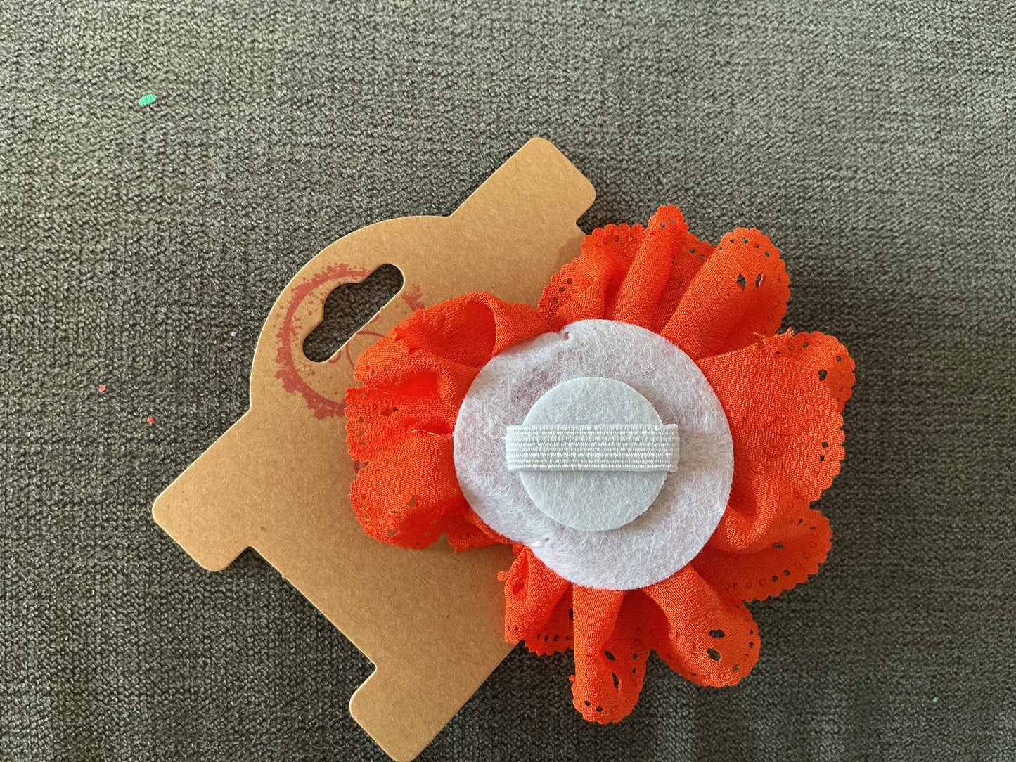 9cm Large textured Chiffon Dog Collar Flower – Elegant Removable Floral Accessory