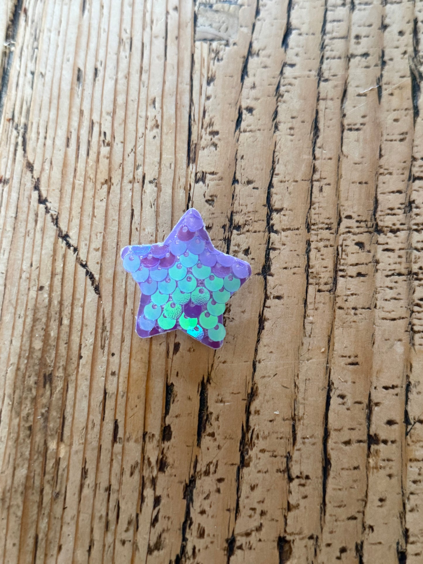 Sequin Star collar charm