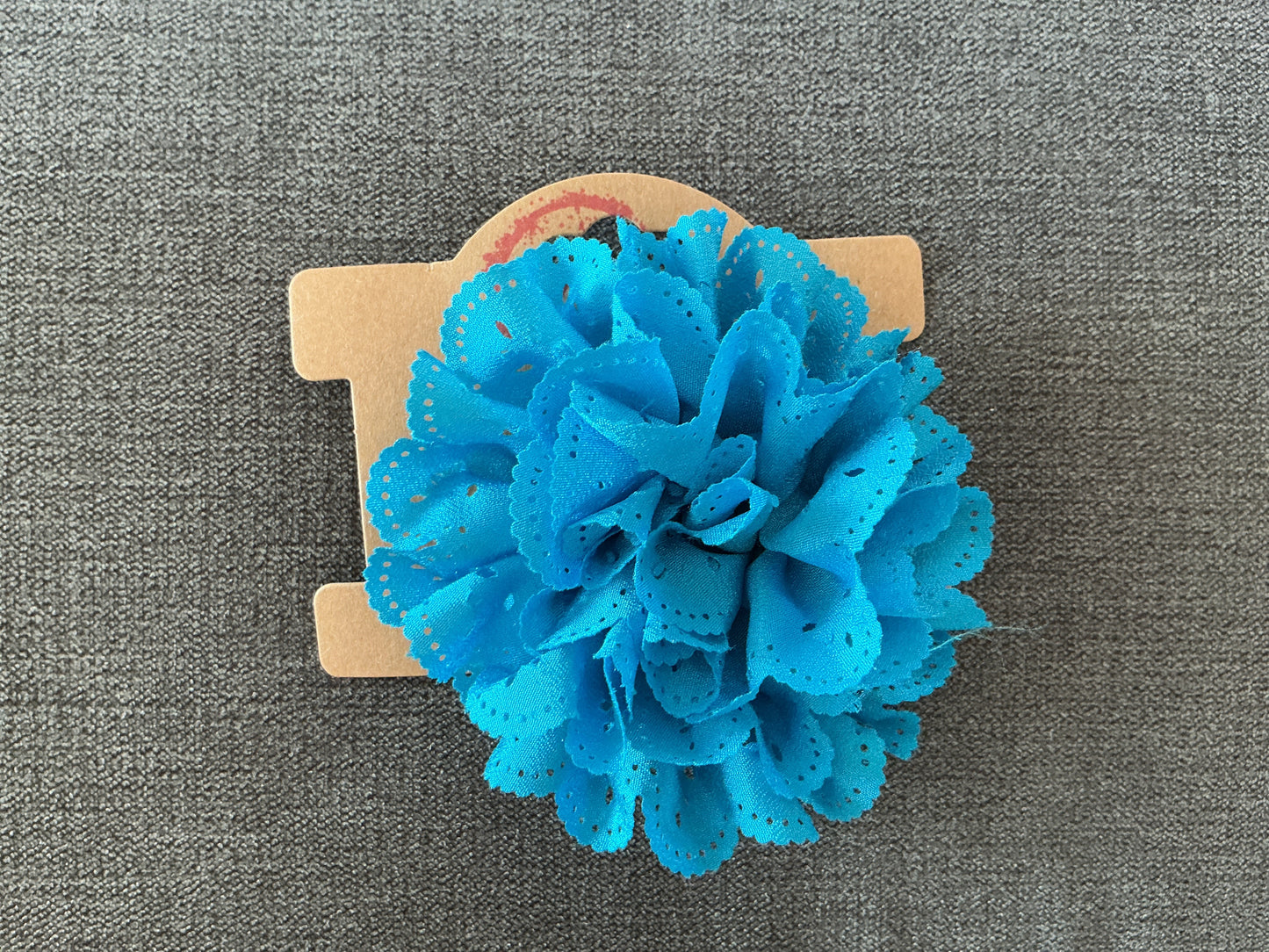 9cm Large textured Chiffon Dog Collar Flower – Elegant Removable Floral Accessory