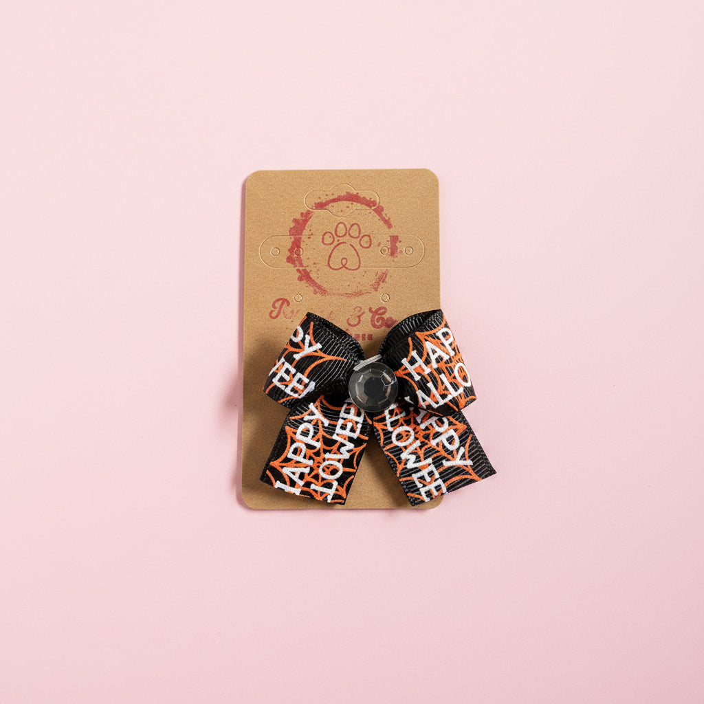 Halloween Dog Collar Bow | hair bow