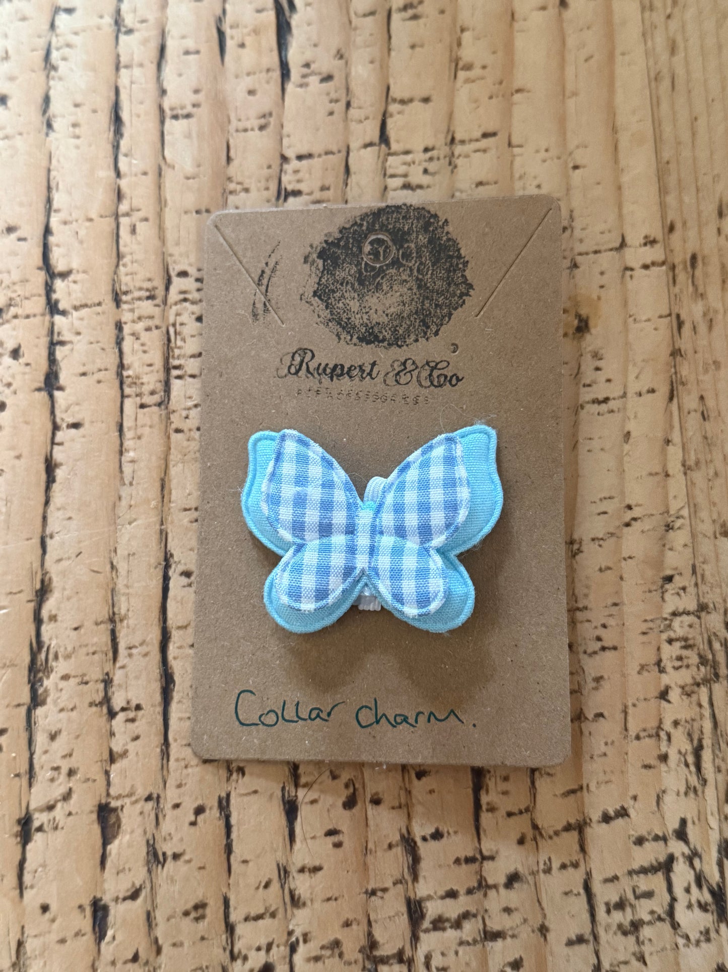 Butterfly collar charm