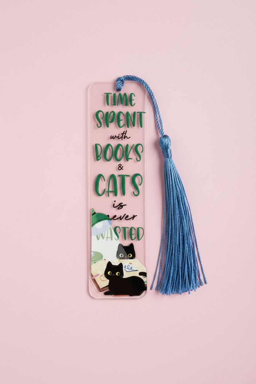 Cat Acrylic Bookmark