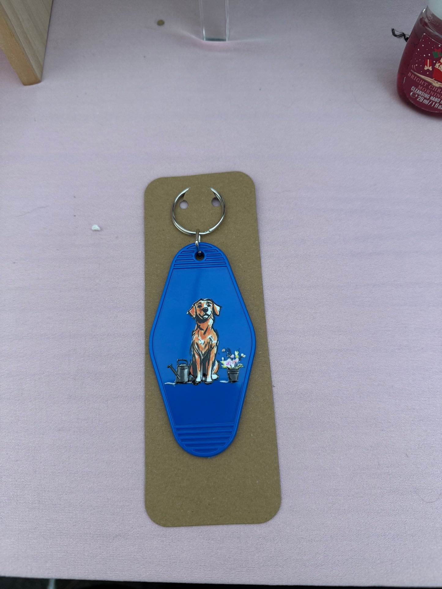 Golden Retriever Keyring