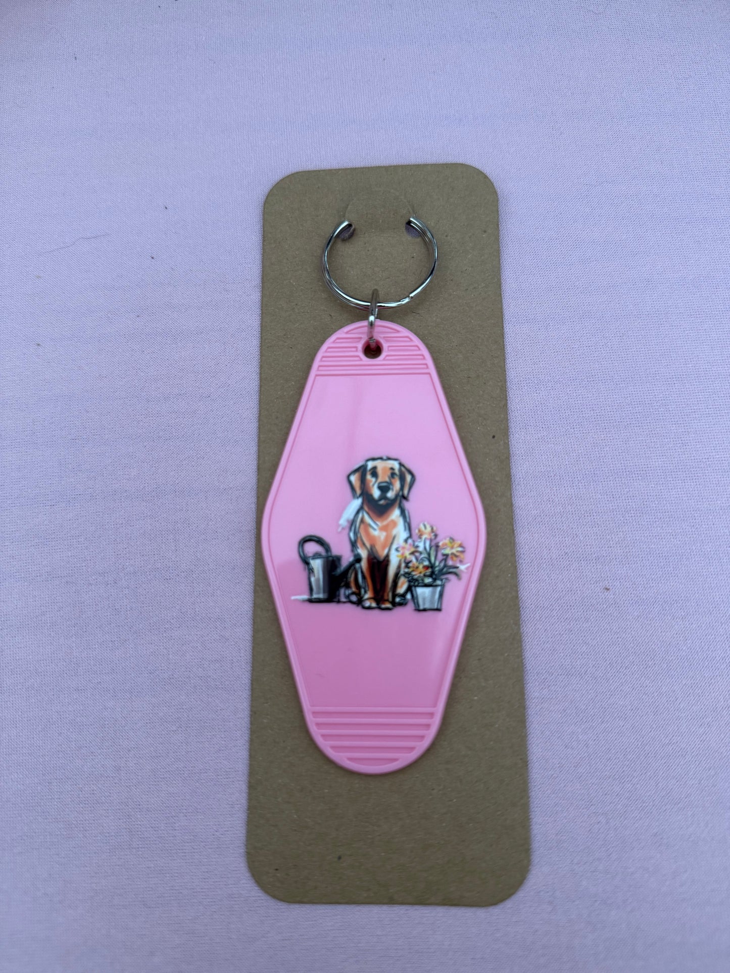 Golden Retriever Keyring