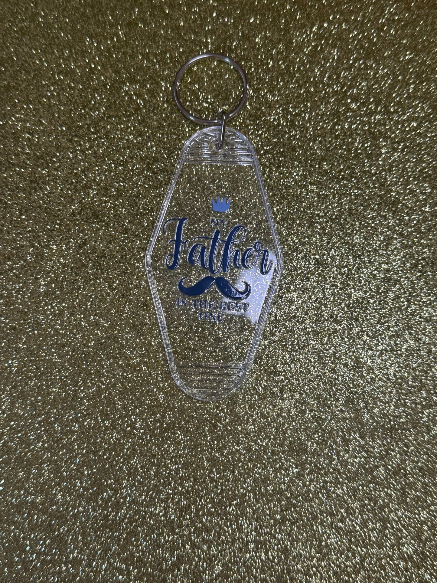 My Father Is the Best” Father’s Day Keyring Gift