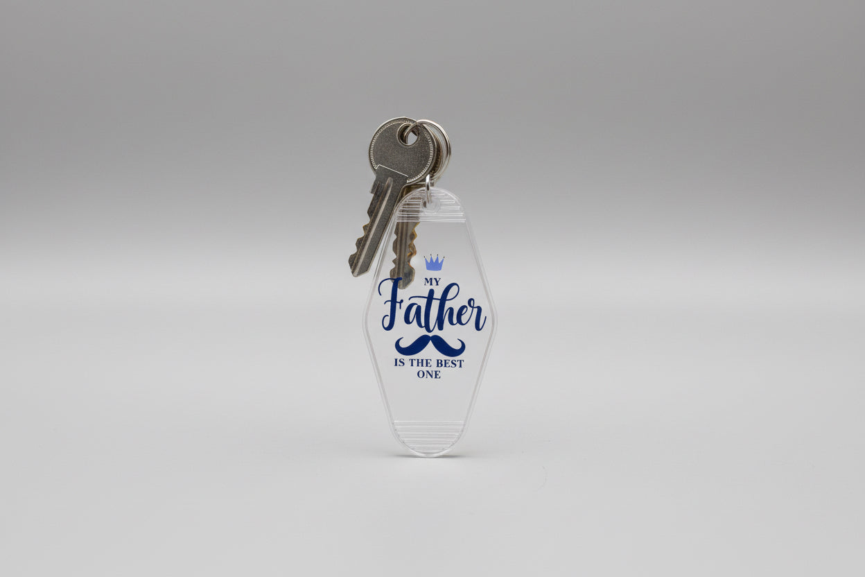 My Father Is the Best” Father’s Day Keyring Gift