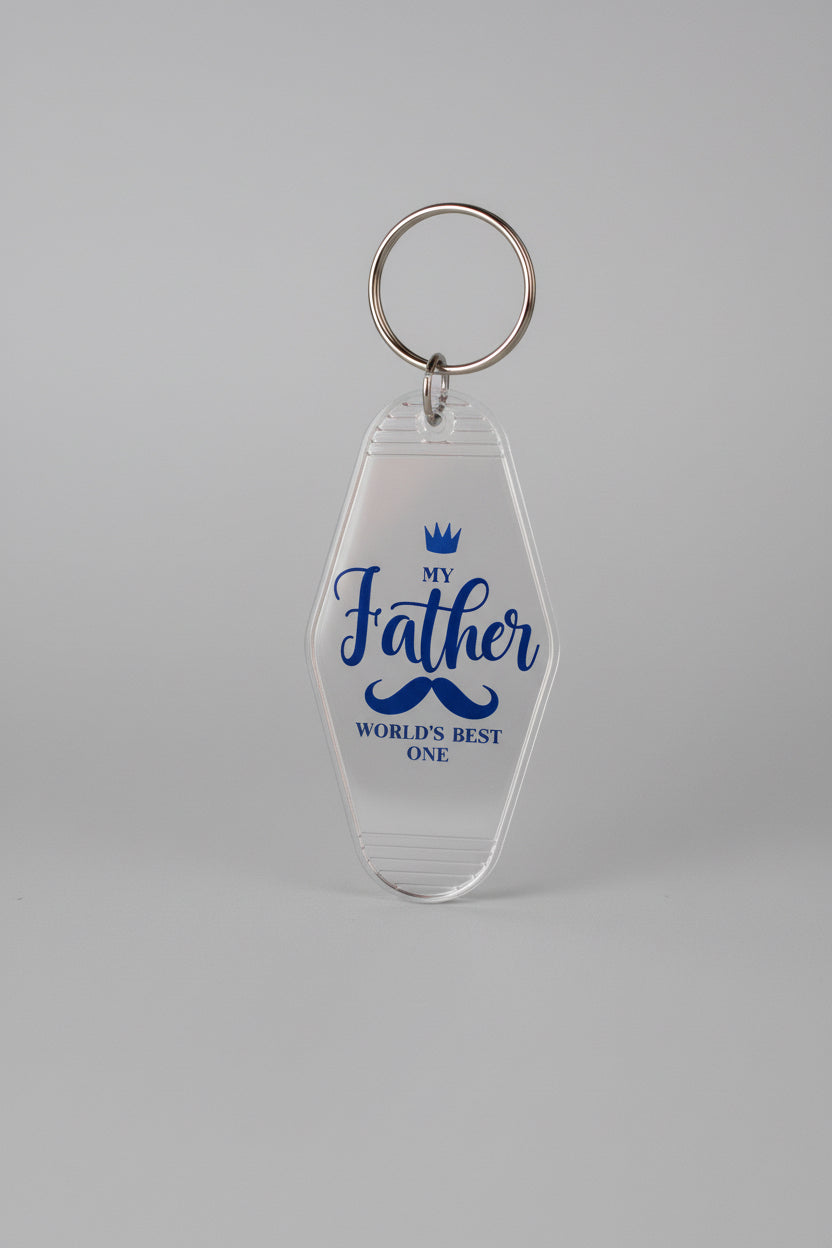 My Father Is the Best” Father’s Day Keyring Gift