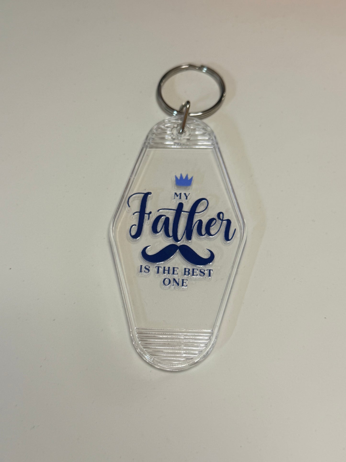 My Father Is the Best” Father’s Day Keyring Gift