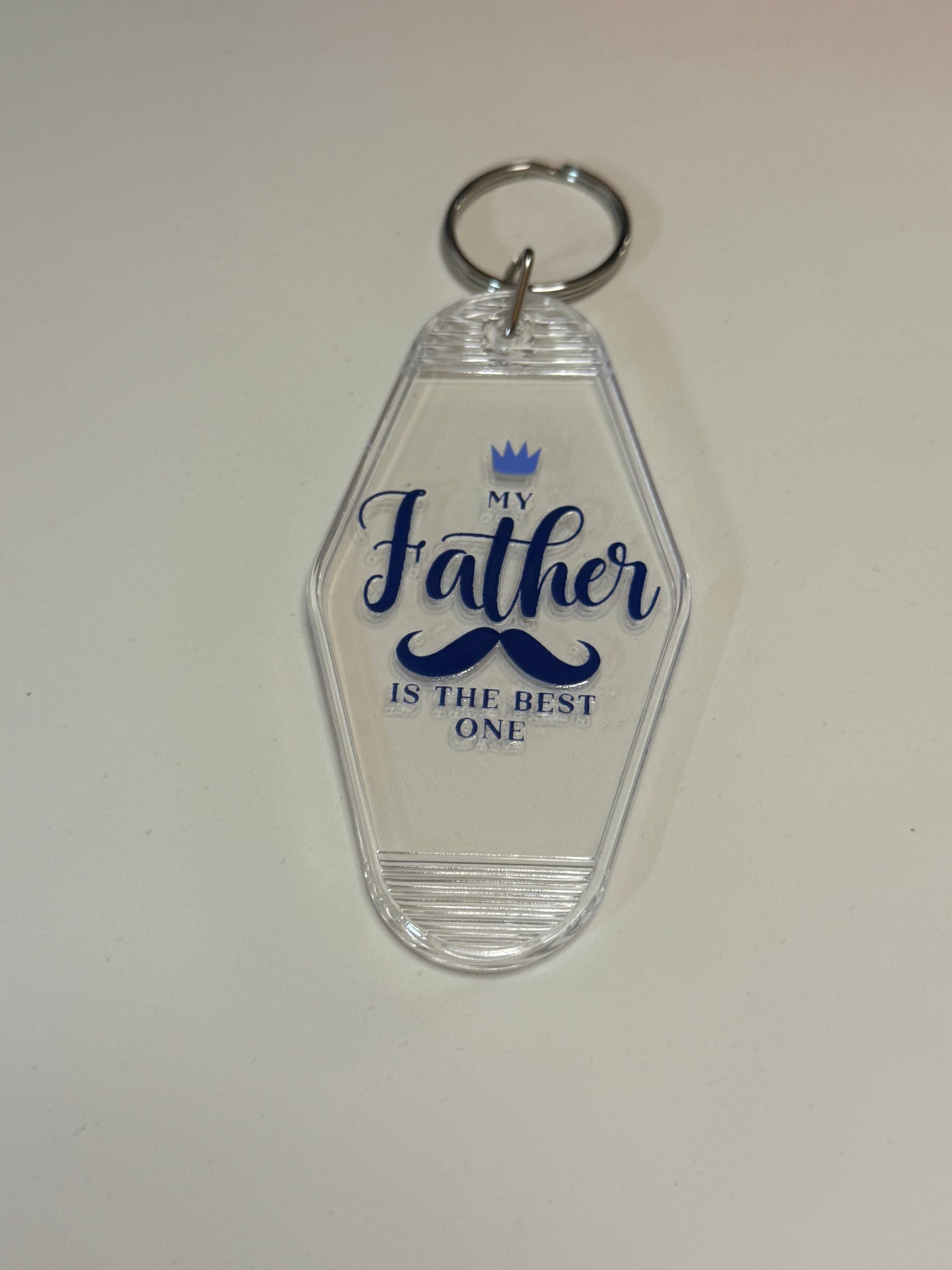 My Father Is the Best” Father’s Day Keyring Gift