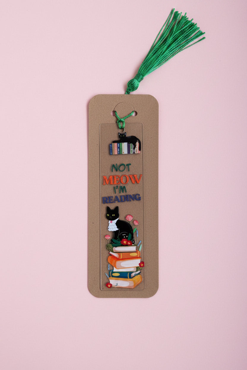 Cat Acrylic Bookmark