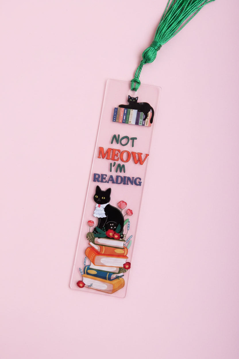 Cat Acrylic Bookmark