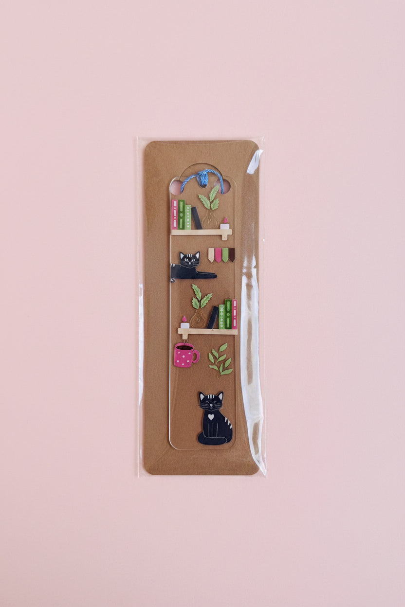 Cat Acrylic Bookmark
