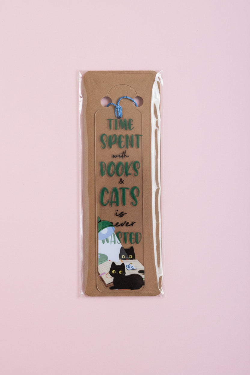 Cat Acrylic Bookmark