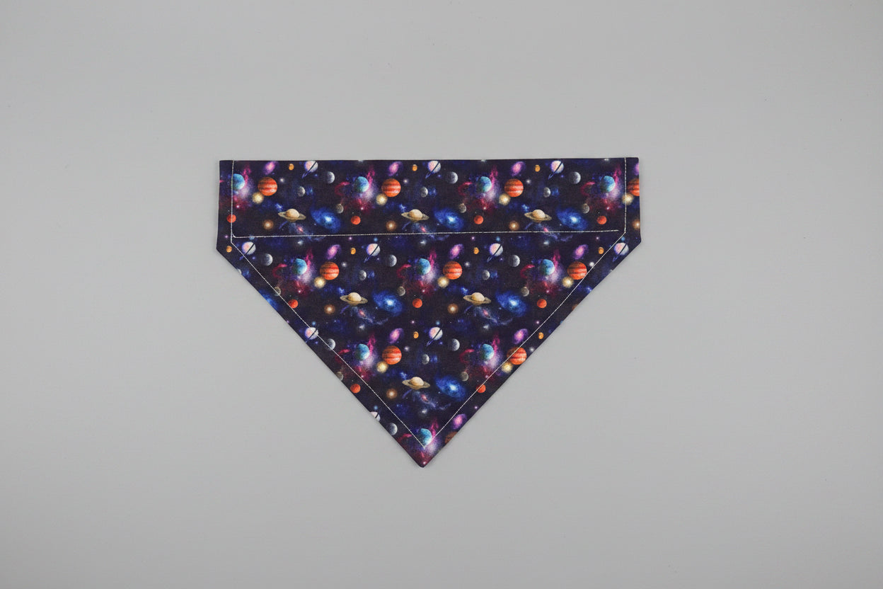 Space themed Planet Dog bandana