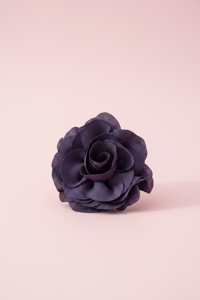 Medium/Large Chiffon Dog Collar Flower – Elegant Removable Floral Accessory