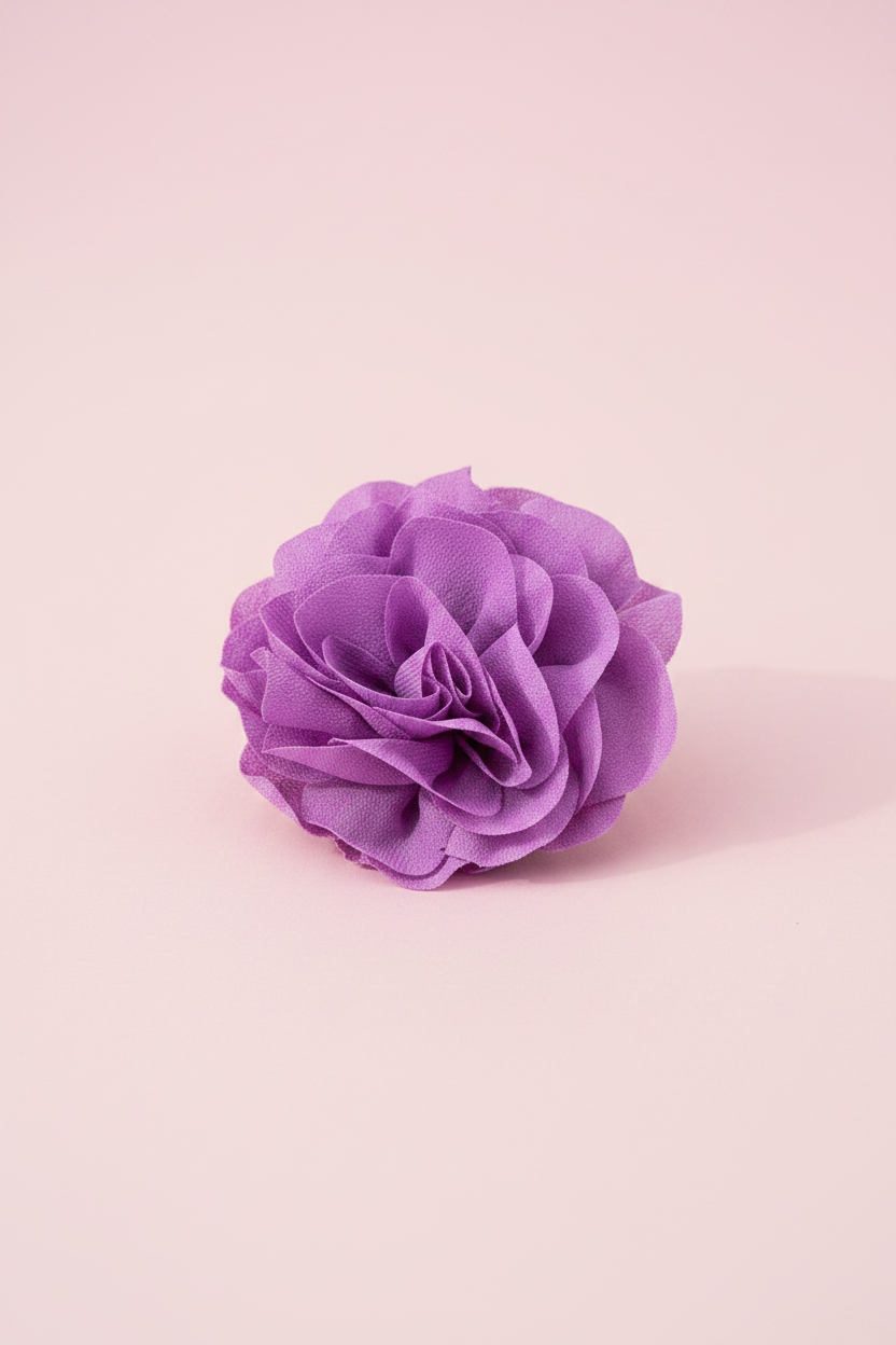 Medium/Large Chiffon Dog Collar Flower – Elegant Removable Floral Accessory