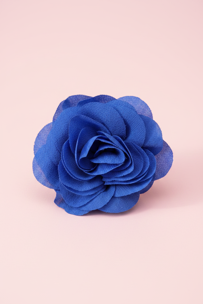 Medium/Large Chiffon Dog Collar Flower – Elegant Removable Floral Accessory