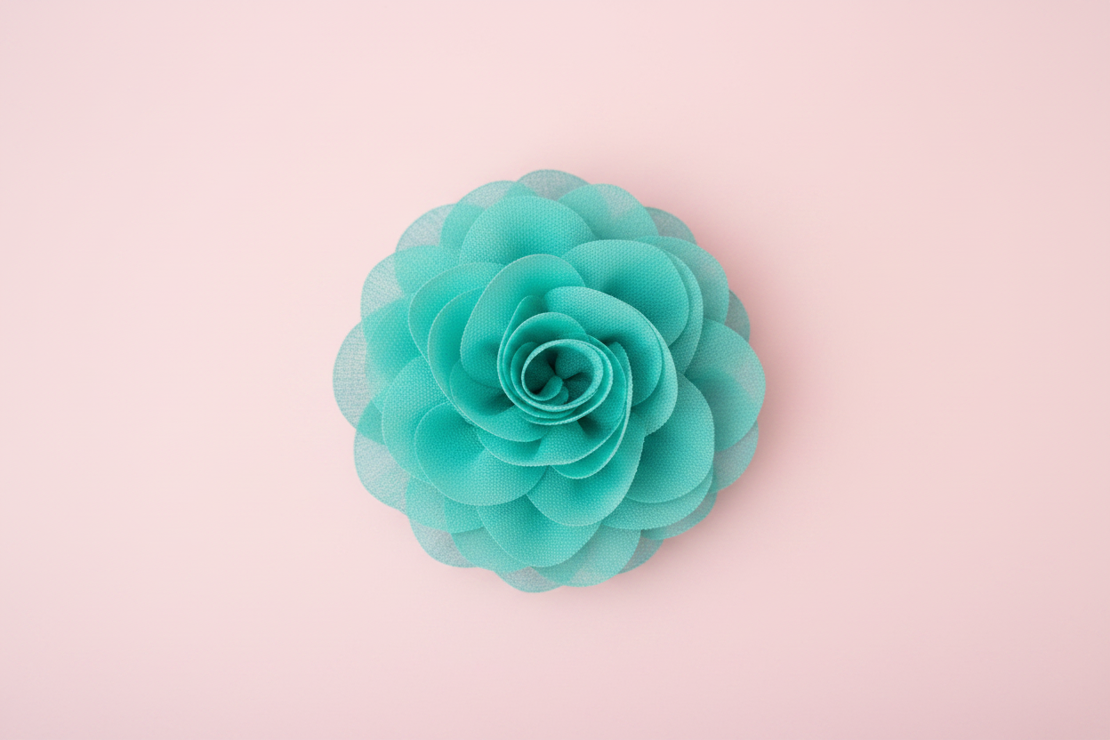 Medium/Large Chiffon Dog Collar Flower – Elegant Removable Floral Accessory