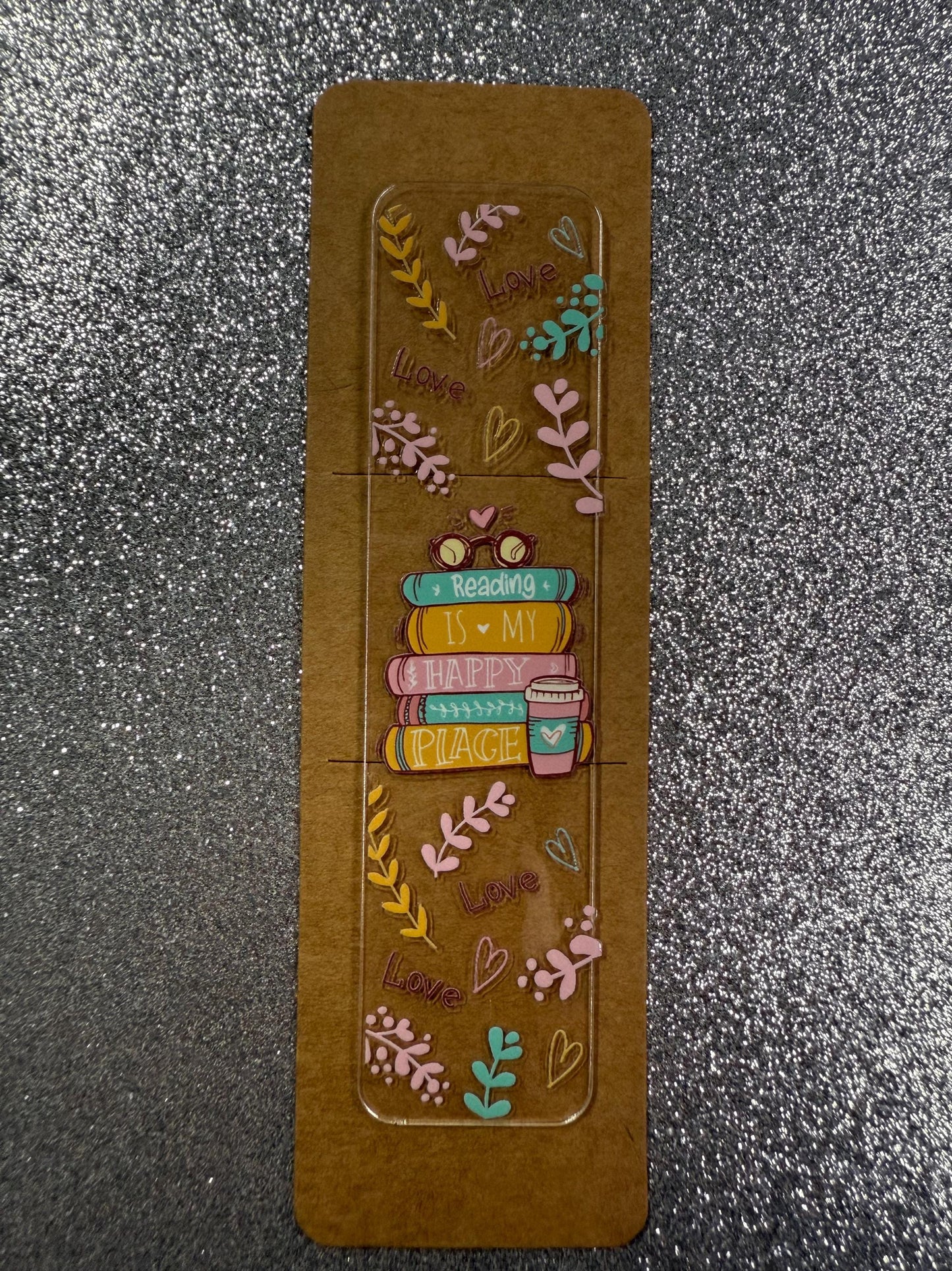 Pink Acrylic Bookmarks