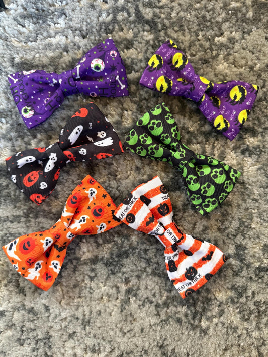 Halloween Dog Collar Bow Tie