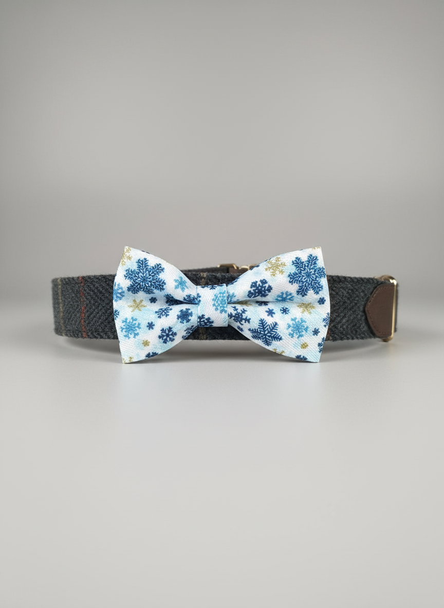 Christmas Dog Collar Bow Tie