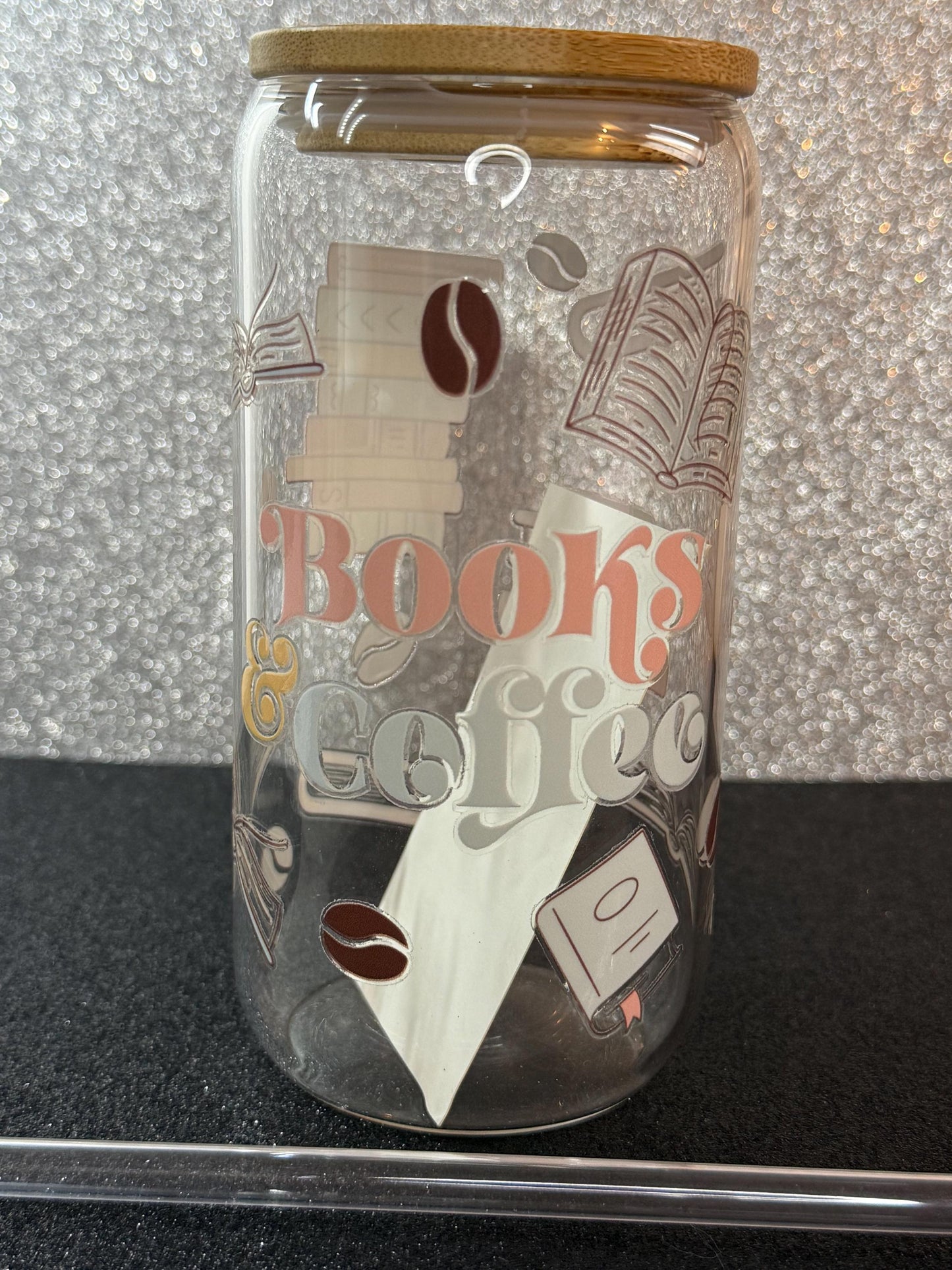 Books and Coffee Cold Cup