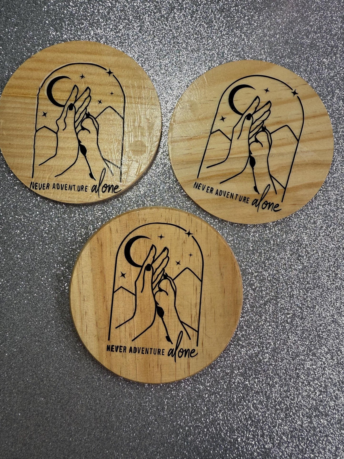 Never Adventure Alone Coaster