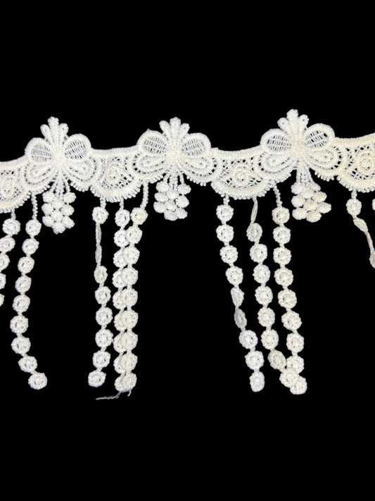 White Wedding lace trim