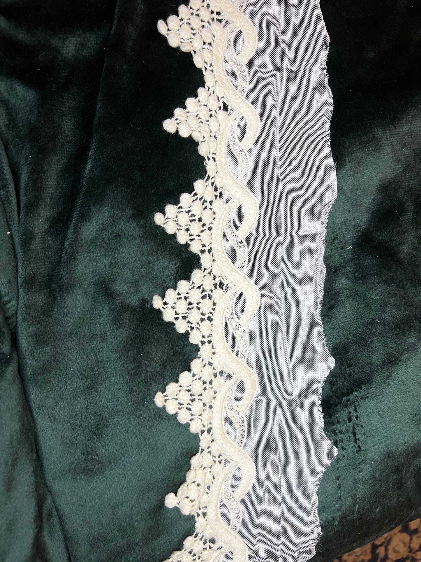 White Wedding lace trim
